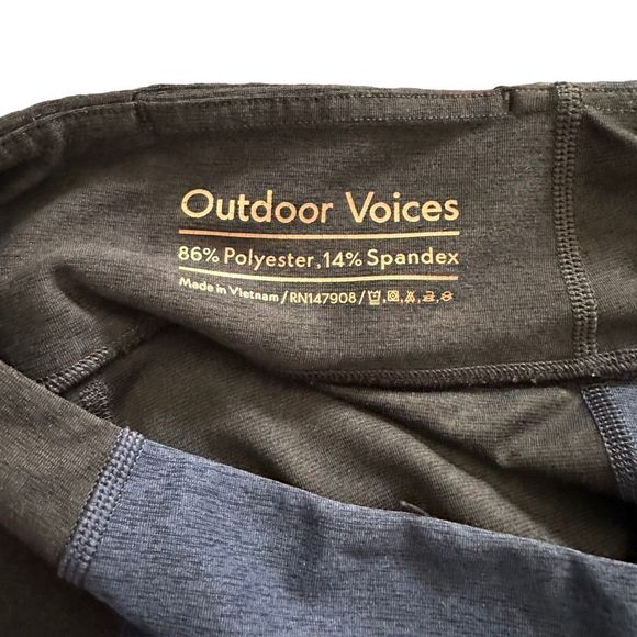 OUTDOOR VOICES Warmup 3/4 Legging Sz M - Picture 4 of 5